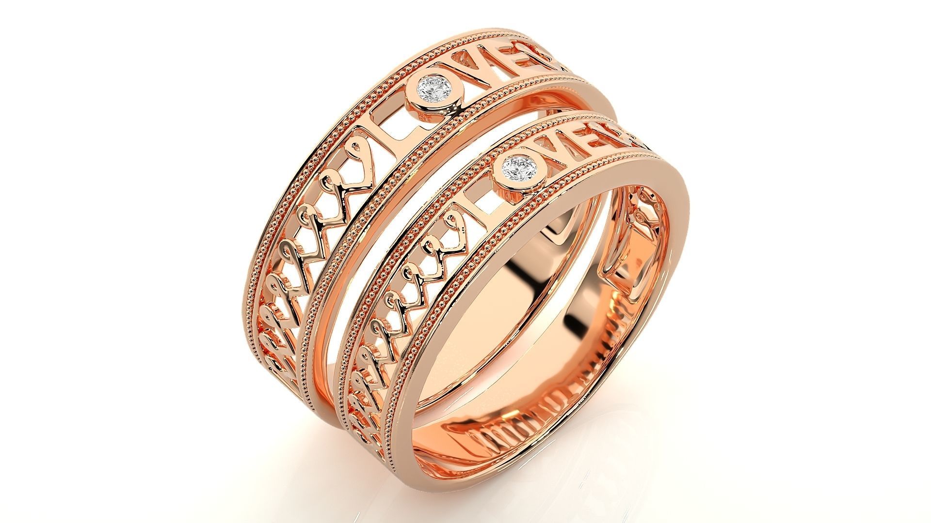 Wedding Band - 109 3D print model_4
