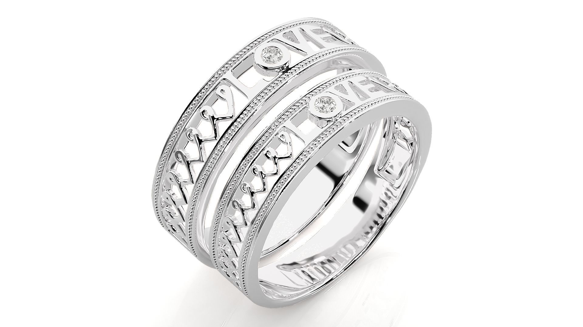 Wedding Band - 109 3D print model_9
