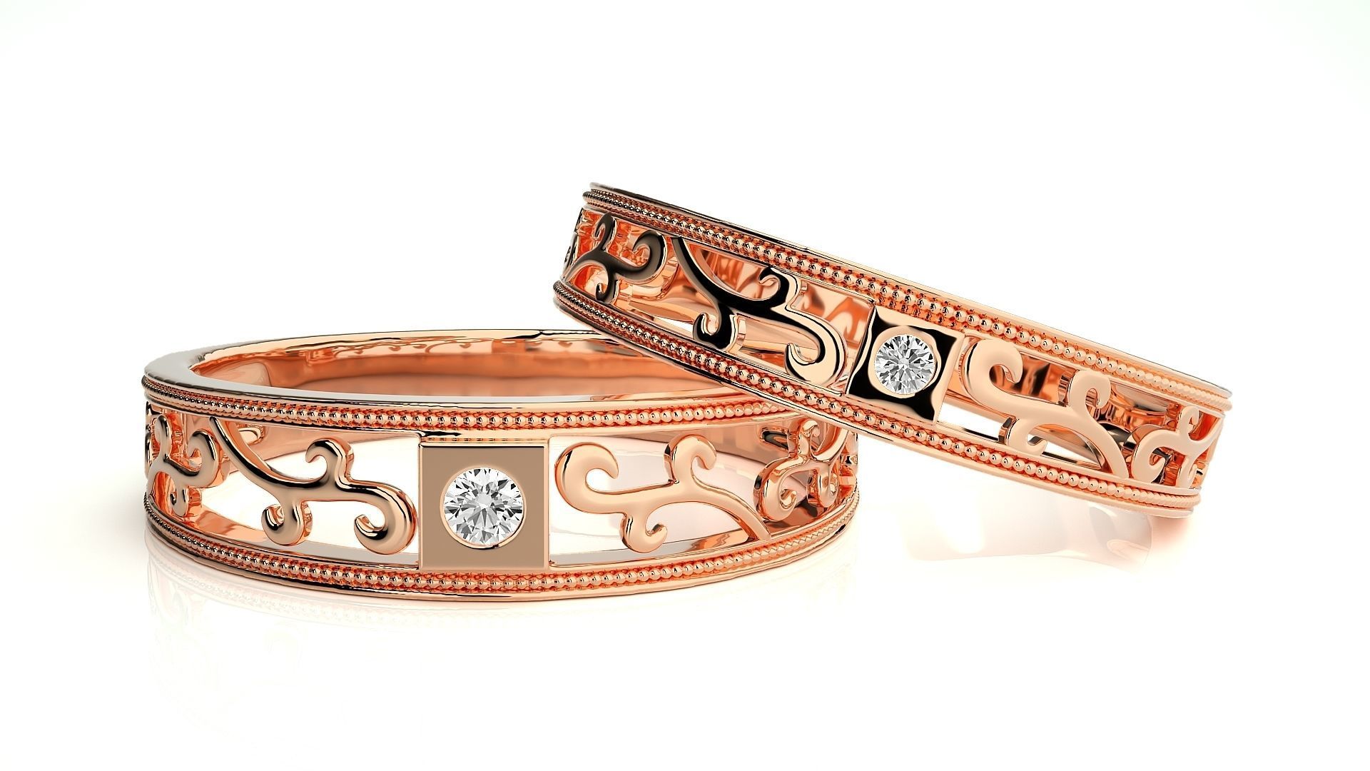 Wedding Band - 110 3D print model_1