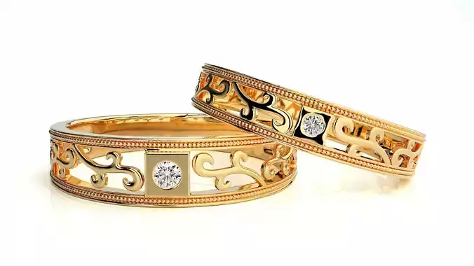 Wedding Band - 110 3D print model