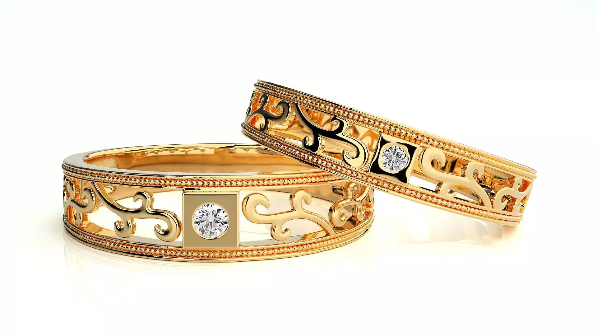 Wedding Band - 110 3D print model_0