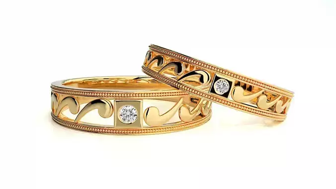 Wedding Band - 111 3D print model