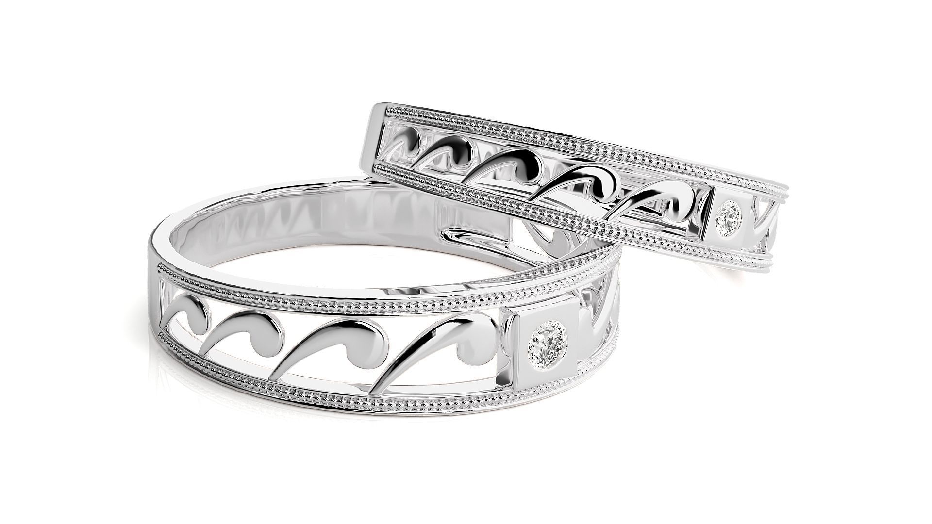 Wedding Band - 111 3D print model_7