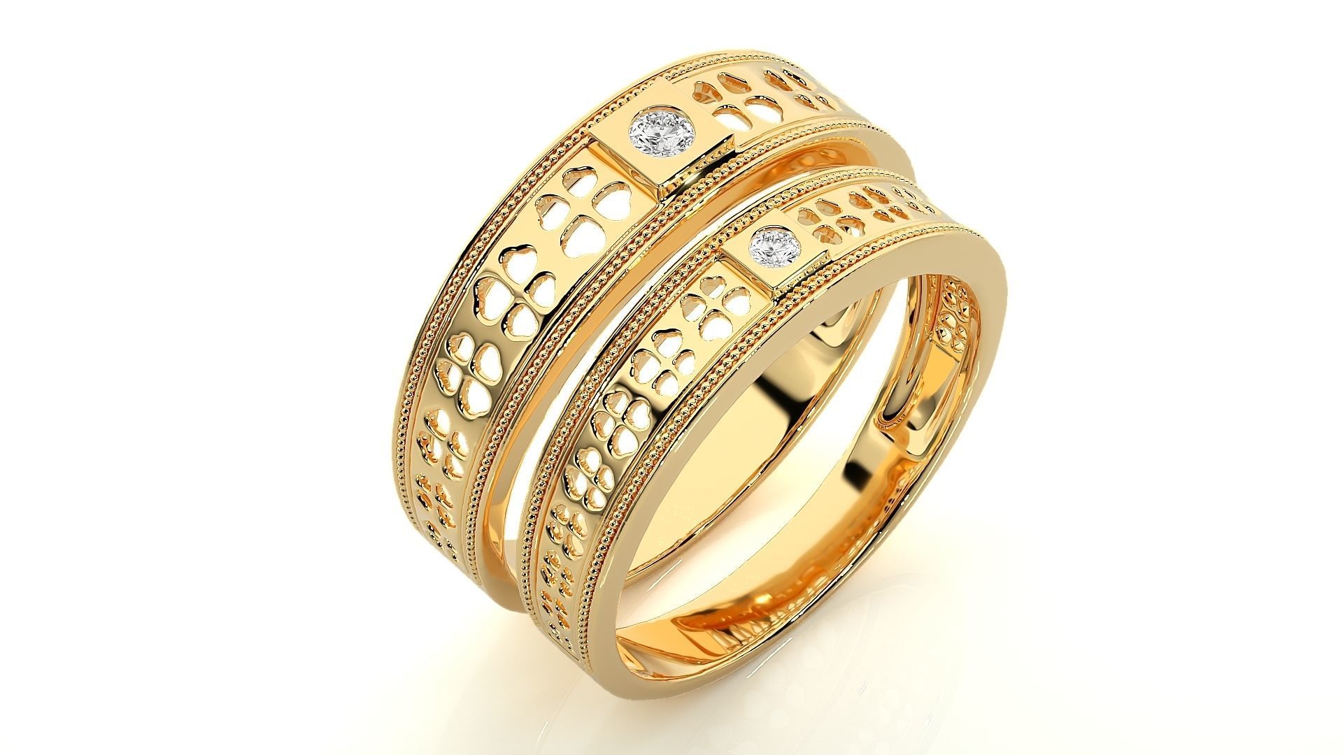 Wedding Band - 112 3D print model_12