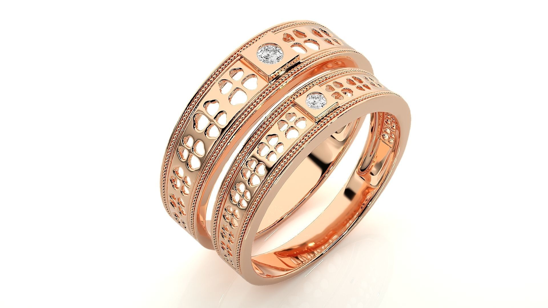 Wedding Band - 112 3D print model_4