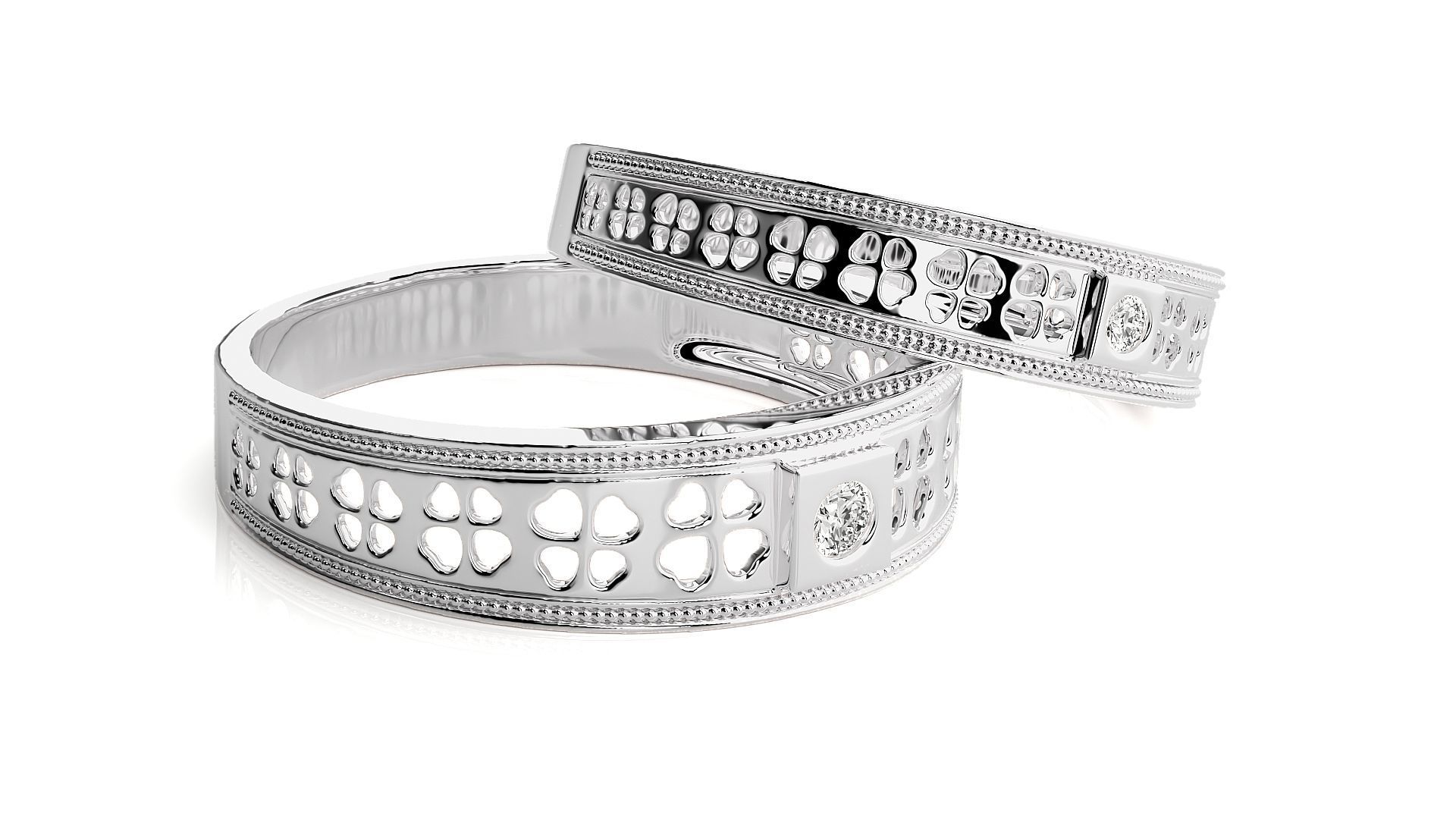 Wedding Band - 112 3D print model_7