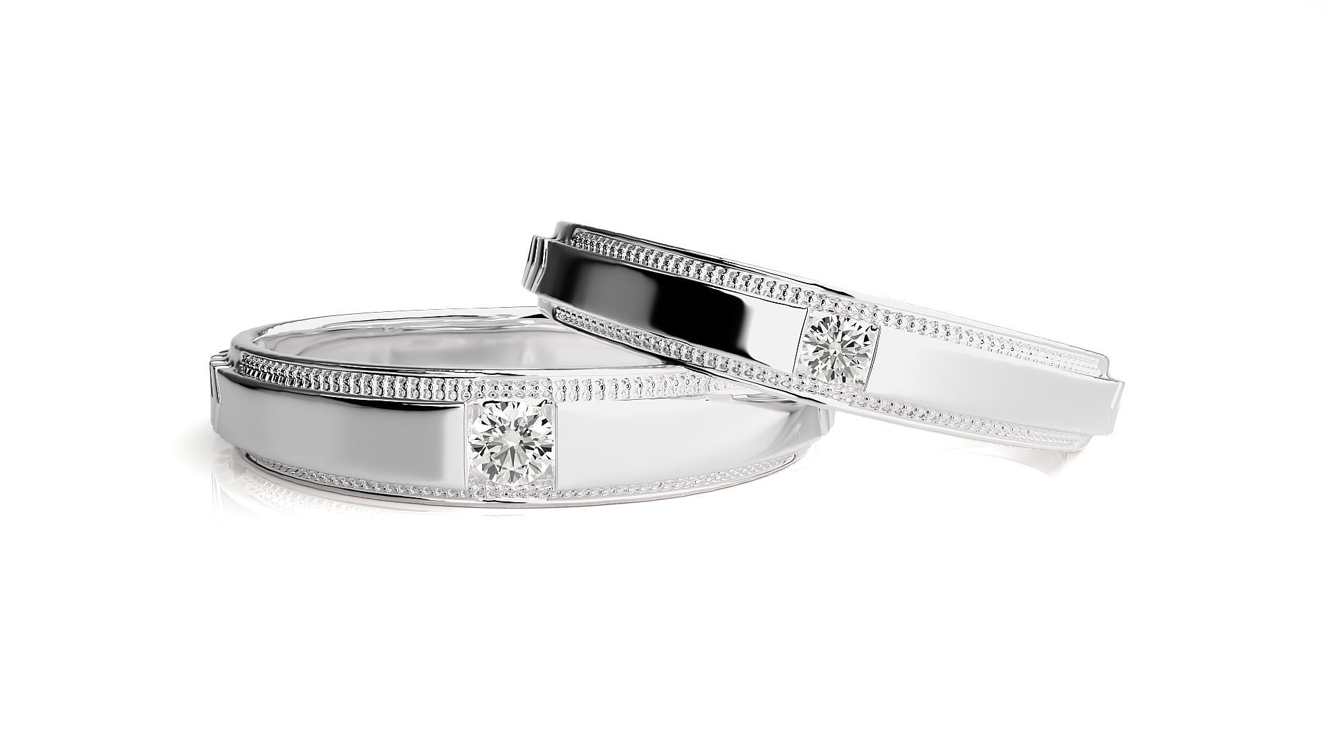 Wedding Band - 113 3D print model_5