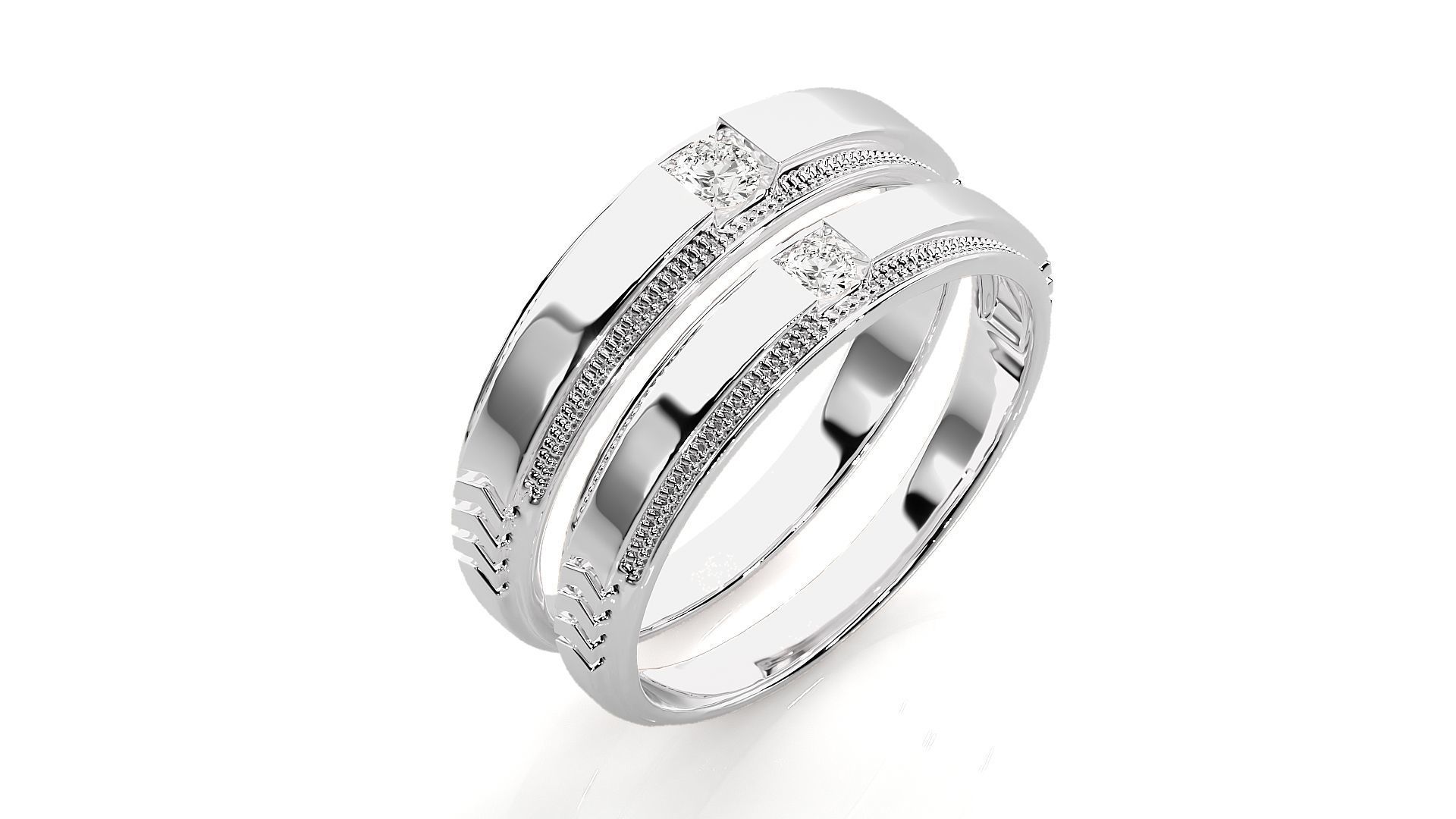 Wedding Band - 113 3D print model_9