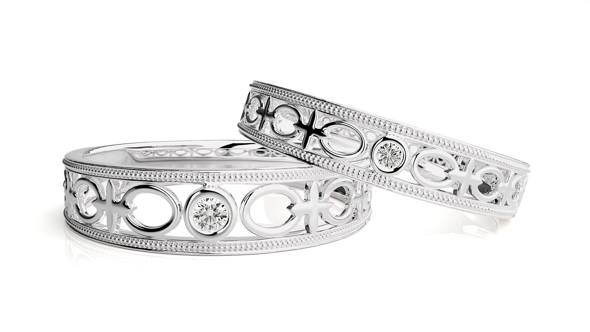 Wedding Band - 114 3D print model_6