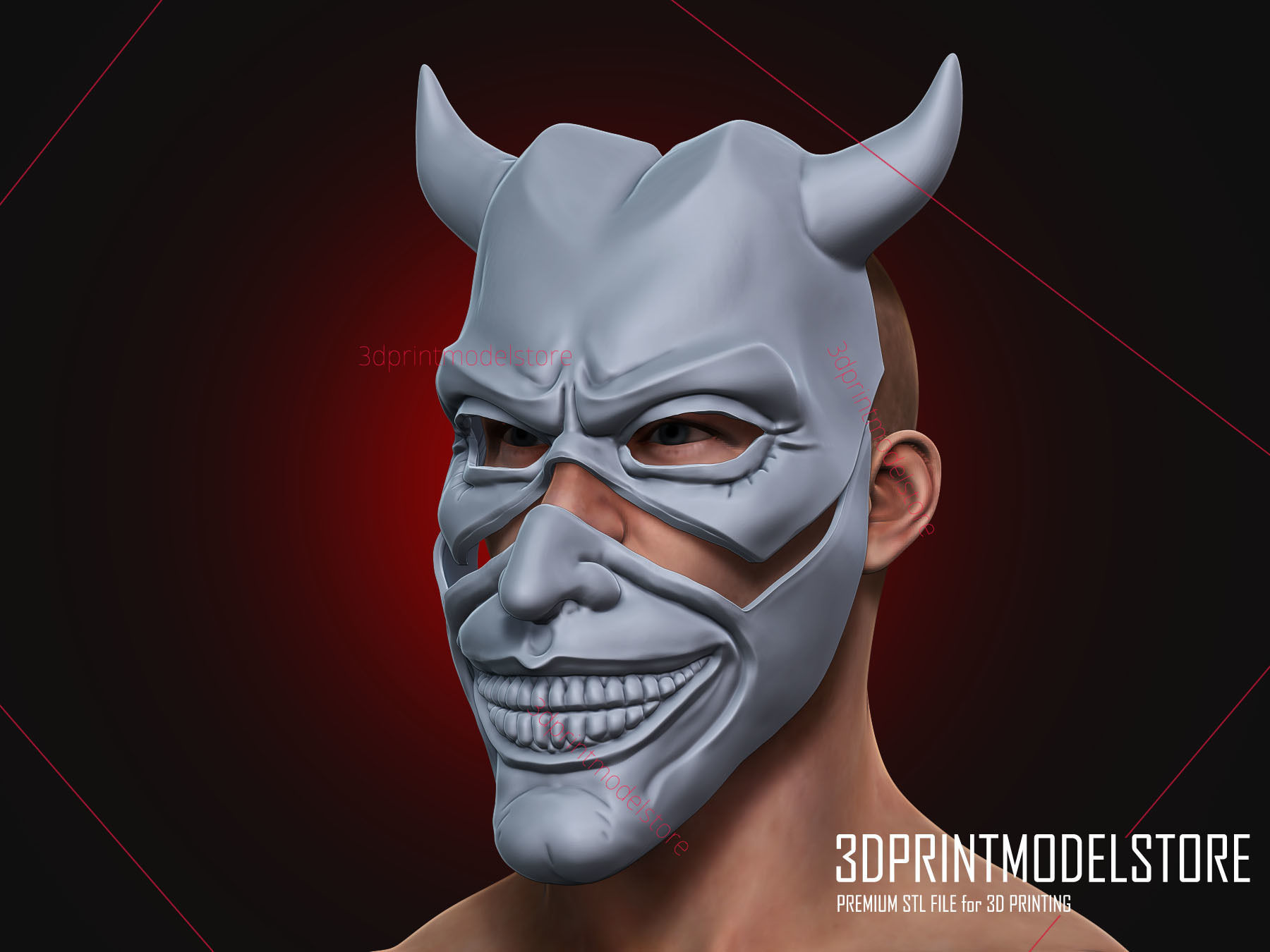 The Grabber Mask Black Phone Movie - Halloween Cosplay Mask 3D print model_9