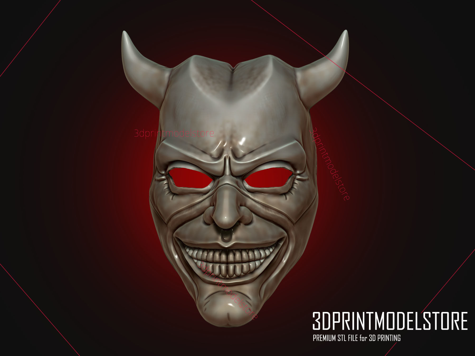 The Grabber Mask Black Phone Movie - Halloween Cosplay Mask 3D print model_4