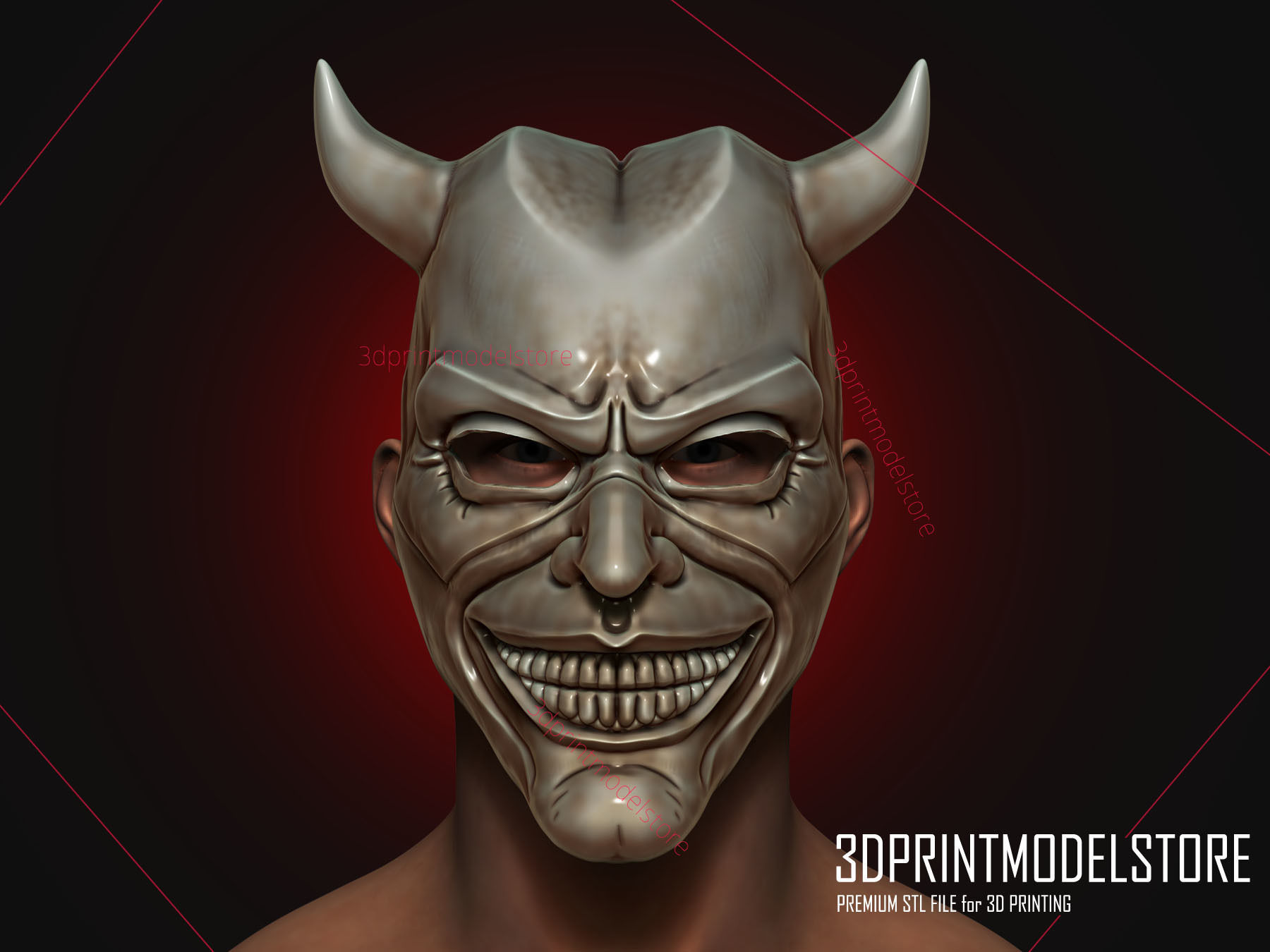 The Grabber Mask Black Phone Movie - Halloween Cosplay Mask 3D print model_1