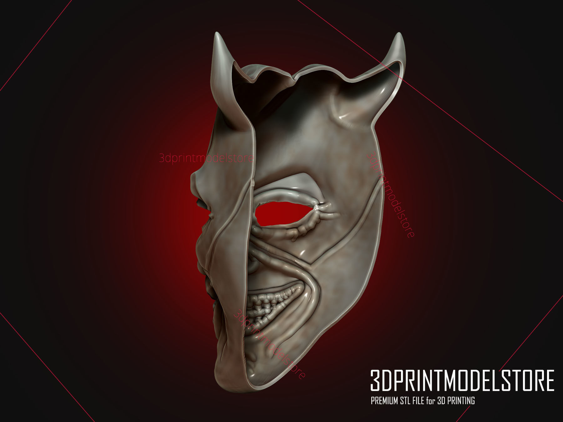 The Grabber Mask Black Phone Movie - Halloween Cosplay Mask 3D print model_7