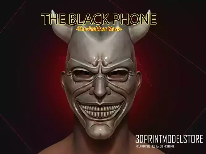 The Grabber Mask Black Phone Movie - Halloween Cosplay Mask 3D print model
