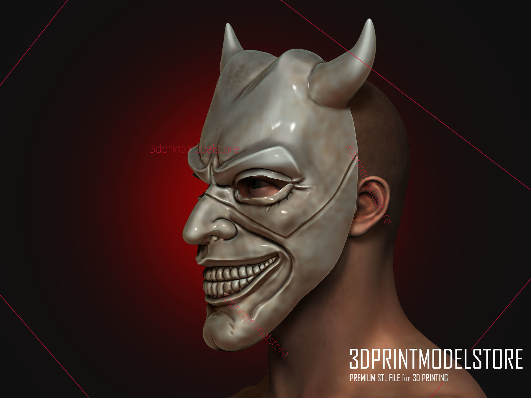 The Grabber Mask Black Phone Movie - Halloween Cosplay Mask 3D print model_3