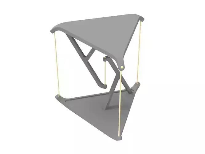 Impossible Table - Triangular - Model for Home and Office Use 3D print model