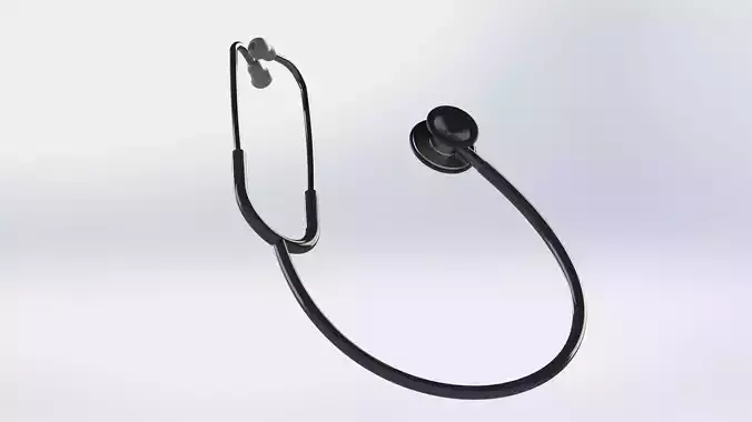 Stethoscope 3D model
