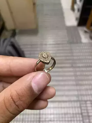 Rings peacock ring with sapphires