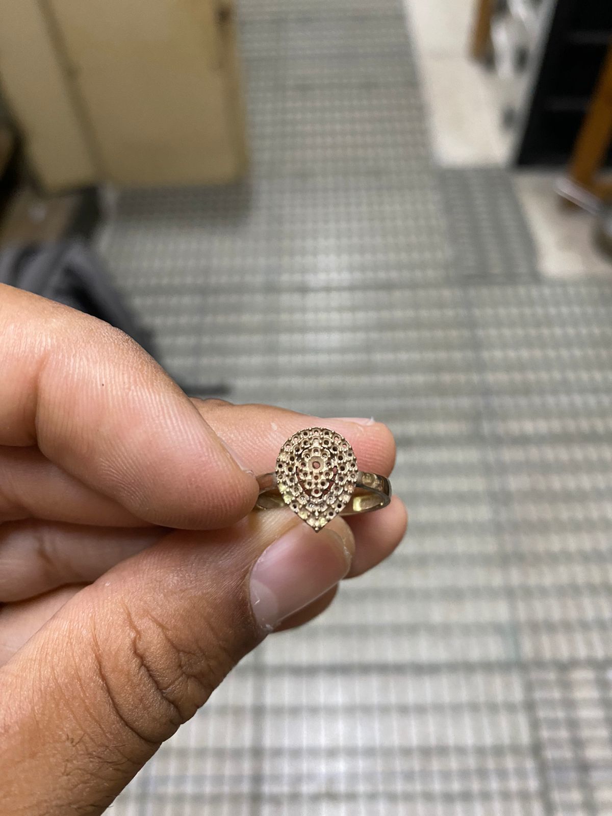 Rings peacock ring with sapphires 3D print model_13