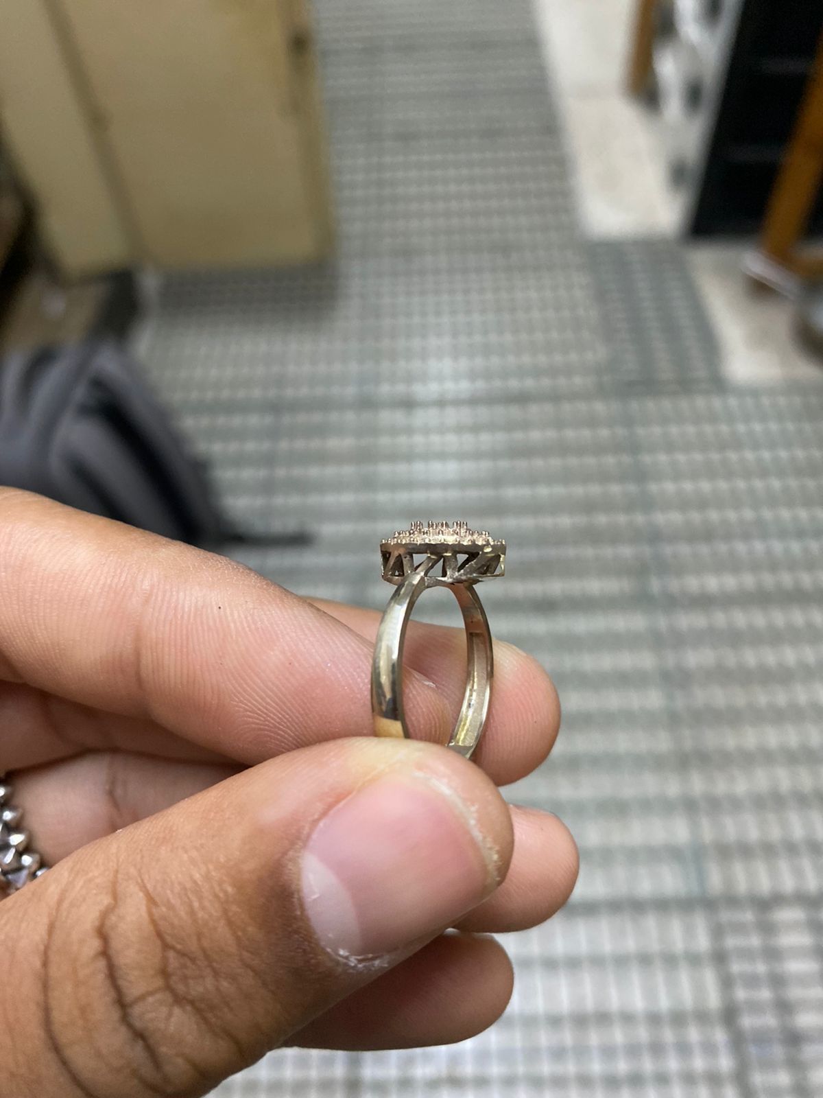 Rings peacock ring with sapphires 3D print model_14