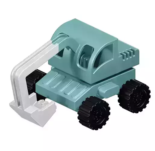 Mini Excavator Machine 3D model