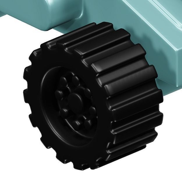 Mini Excavator Machine 3D model_3