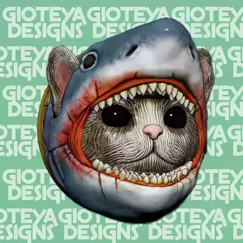 ANIMAL COSPLAY Jaws Cat