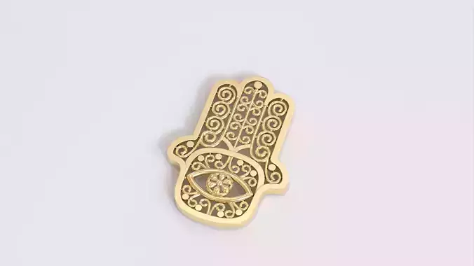 Hamsa amulet pendant 
