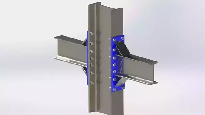 SolidWorks Weldments Steel Structure 500mm X 200