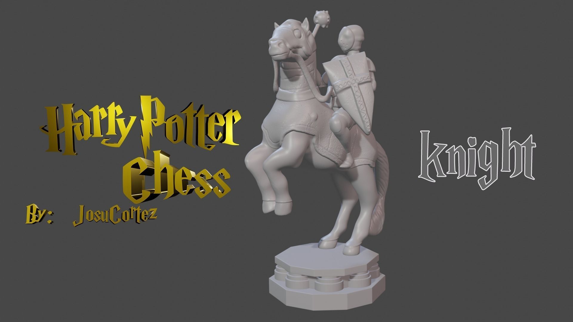Harry Potter Chess 3D print model_8
