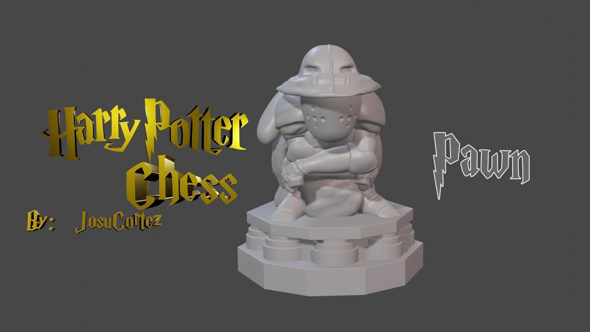 Harry Potter Chess 3D print model_5