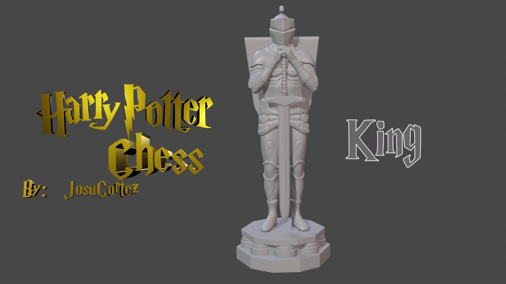 Harry Potter Chess 3D print model_4