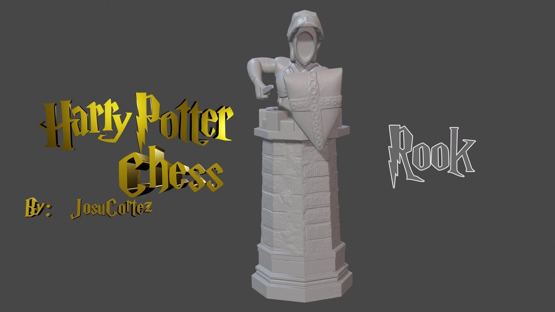 Harry Potter Chess 3D print model_7