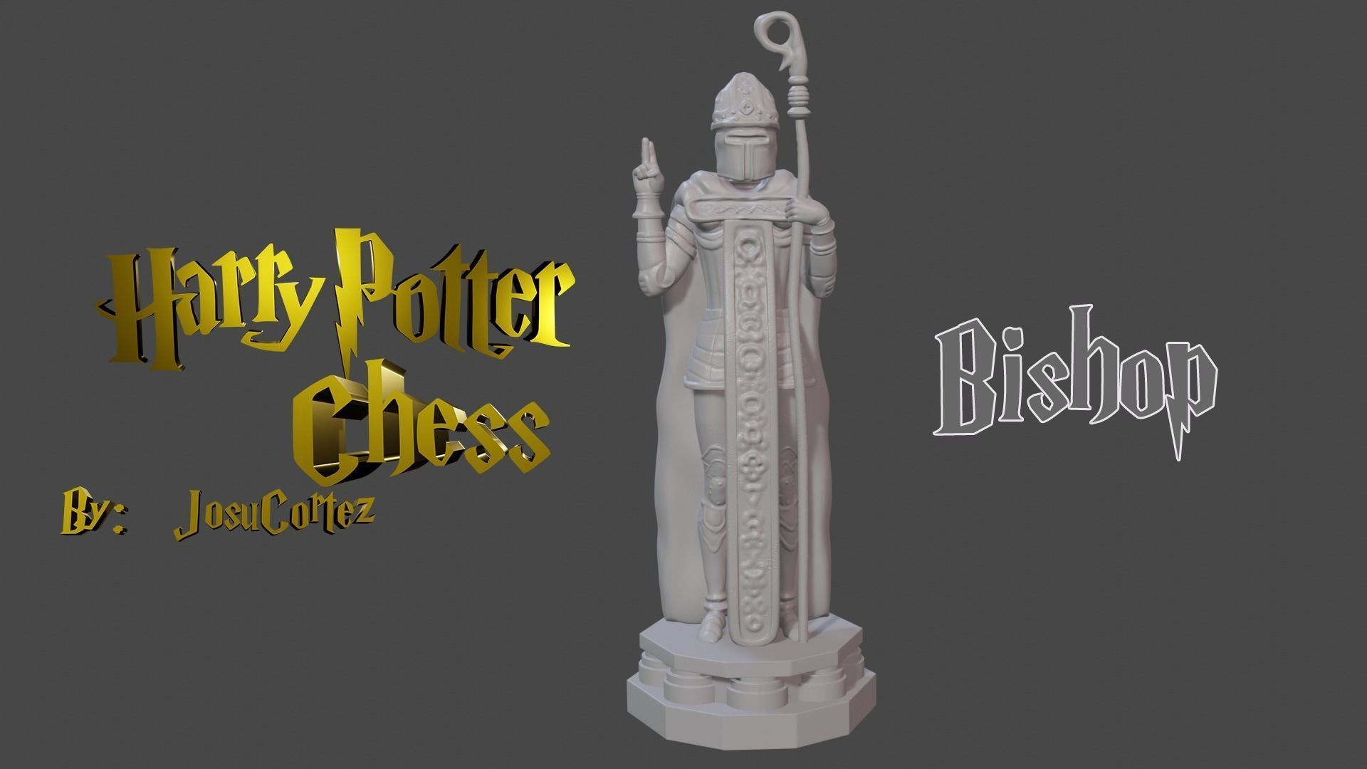 Harry Potter Chess 3D print model_3