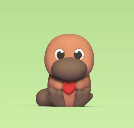 Platypus Heart 3D print model_0