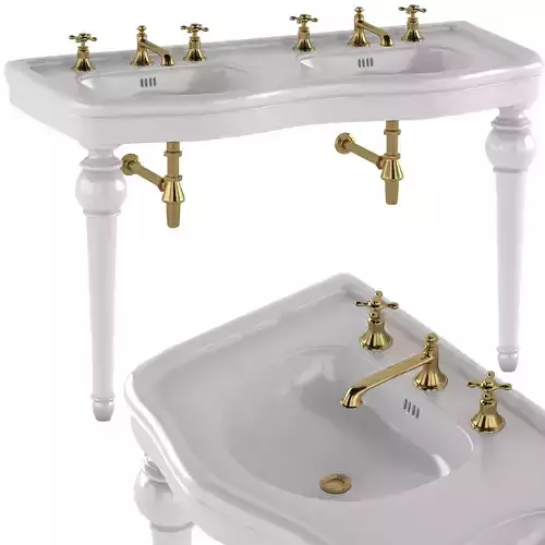  Drummonds double-Windemere-china wash basin