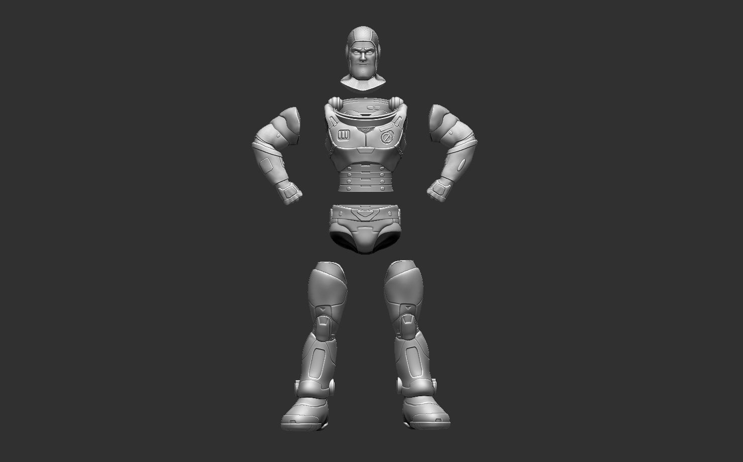 BUZZ LIGHTYEAR 3D PRINT READY  3D print model_1