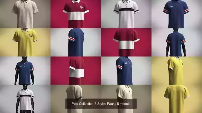 Polo Collection-5 Styles Pack