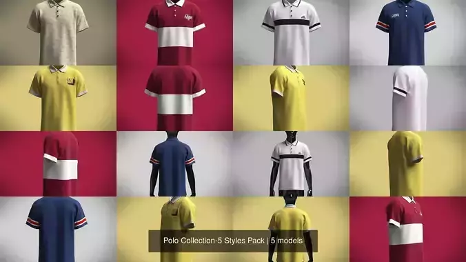 Polo Collection-5 Styles Pack 