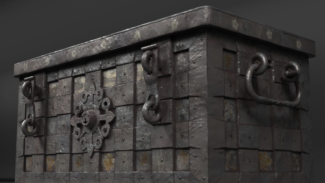 Armada Chest Low-poly 3D model_21
