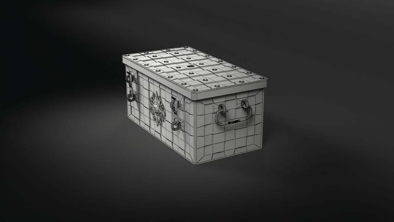 Armada Chest Low-poly 3D model_20