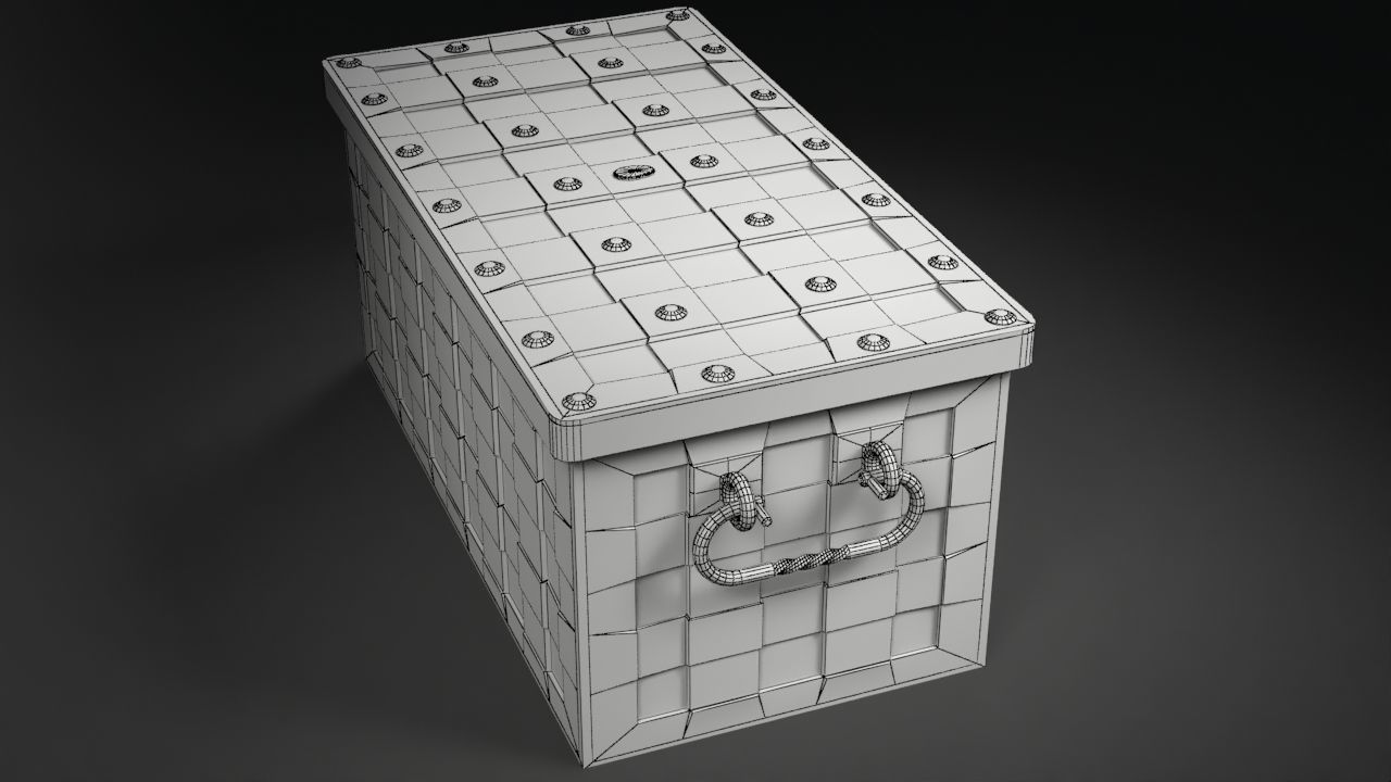Armada Chest Low-poly 3D model_18