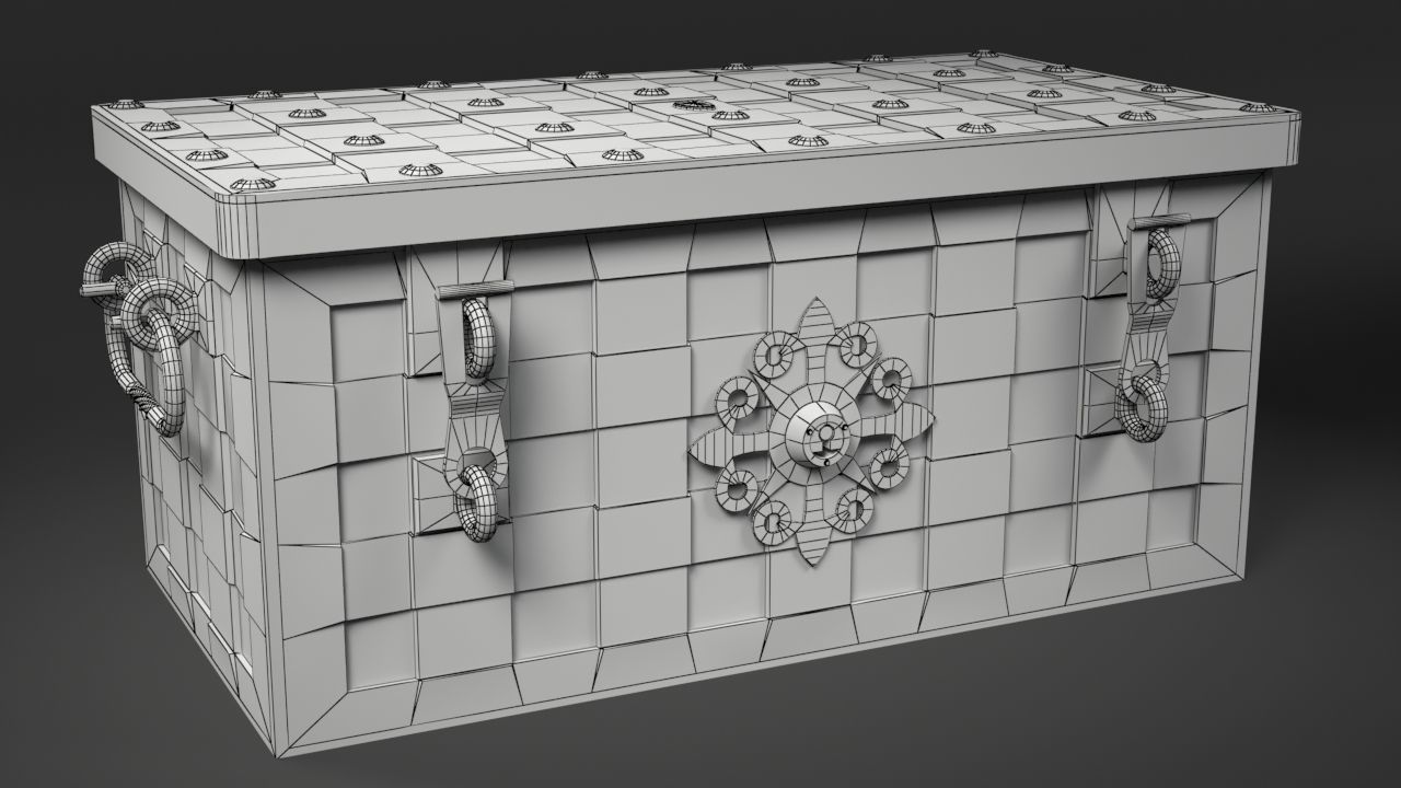 Armada Chest Low-poly 3D model_2