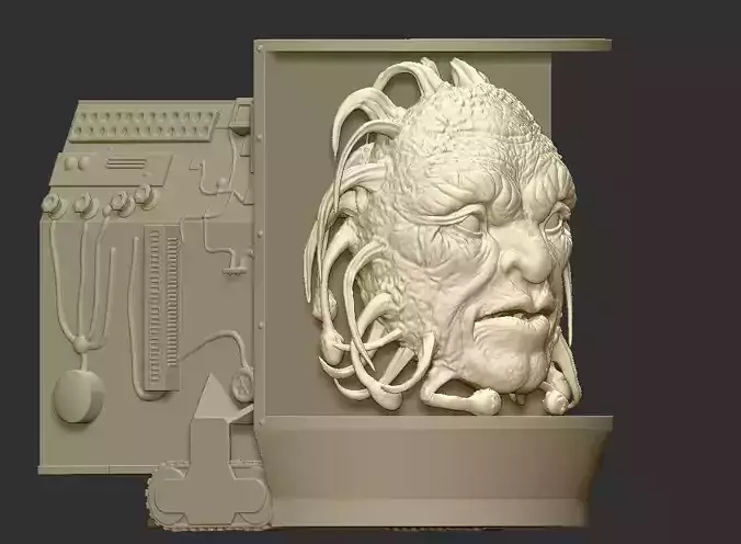 Face of Boe 3D print model