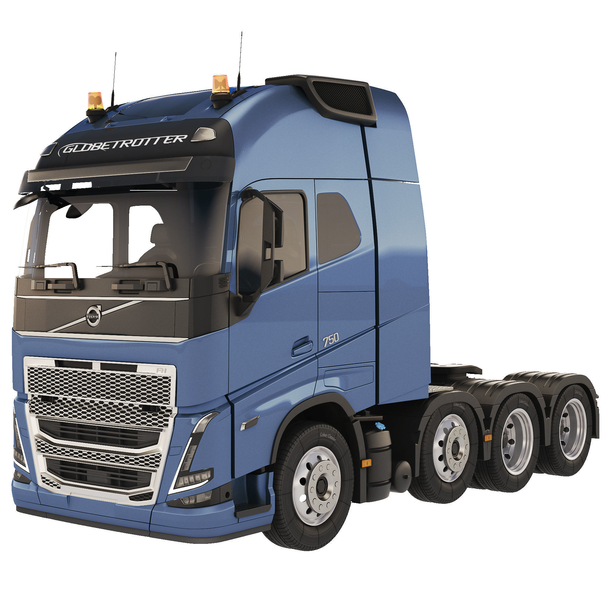 Volvo FH16 8x4 2022 3D model | CGTrader