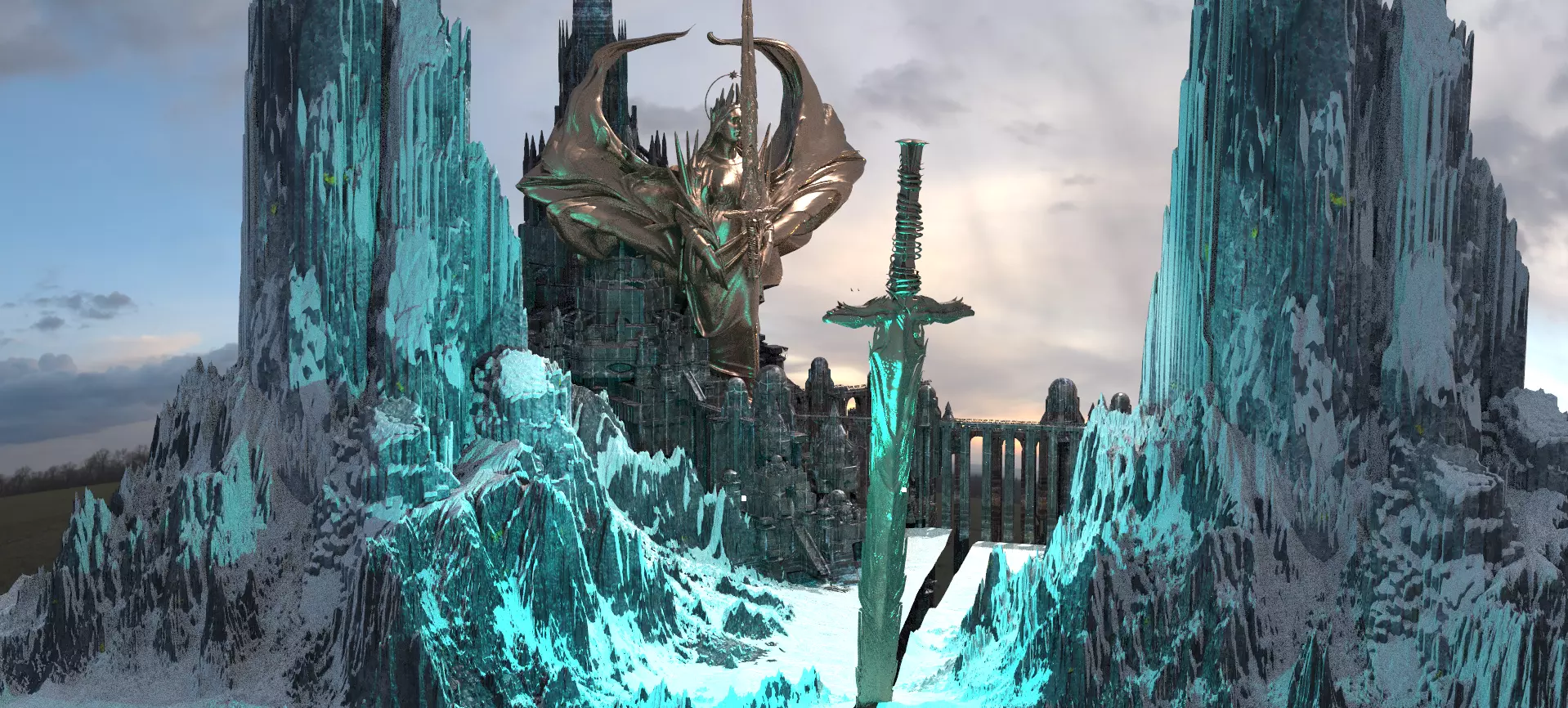 Excalibur Kingdoms kit bash 3D model