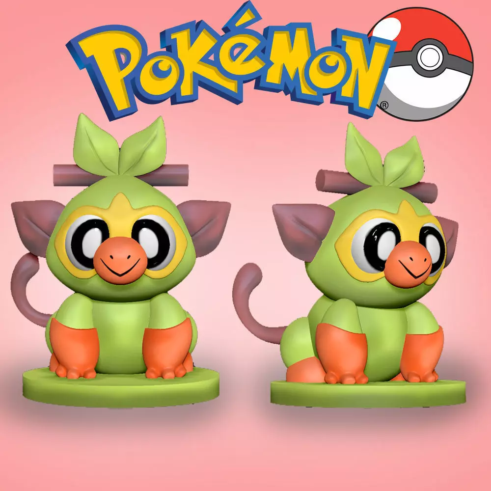 POKEMON two figurines 3D print model