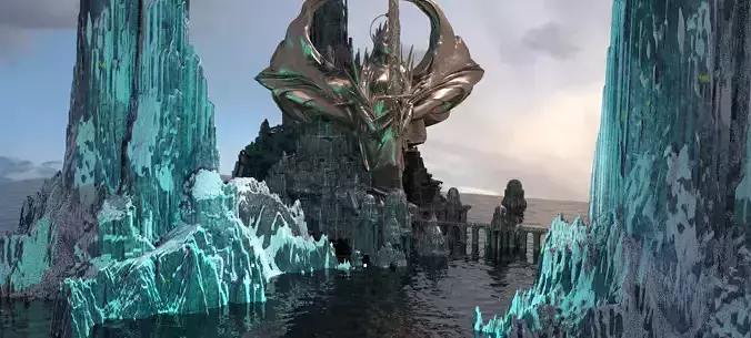Excalibur Mountains kit bash  3D model