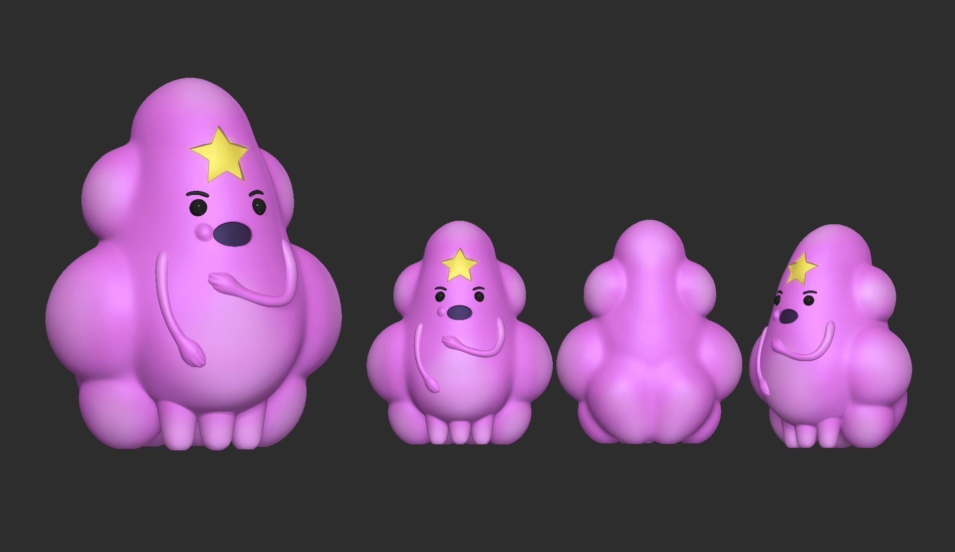 Lumpy Space Princess-LMP 3D print model_1