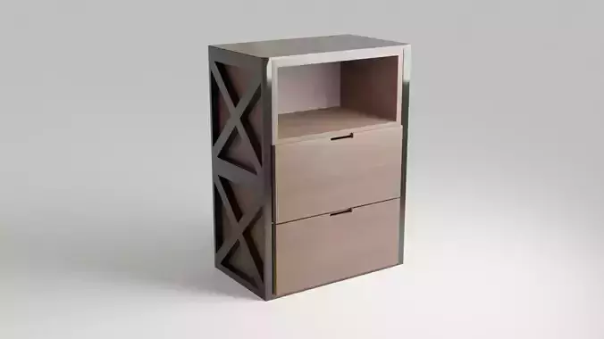 Loft bedside table